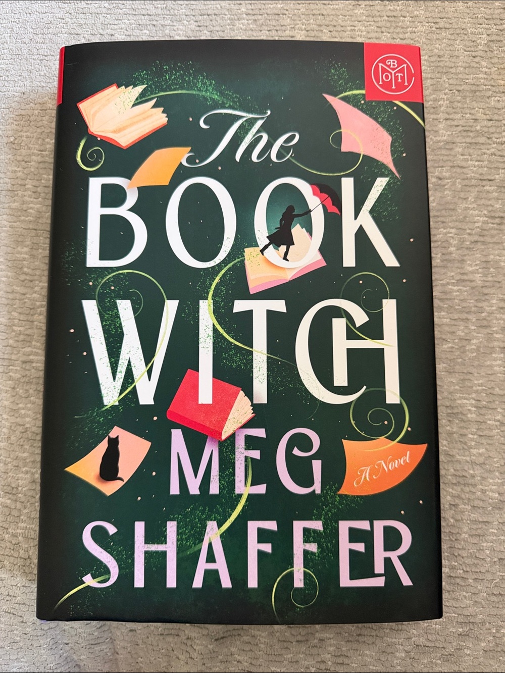 The Book Witch by Meg Shaffer - Dark Green Hardcover